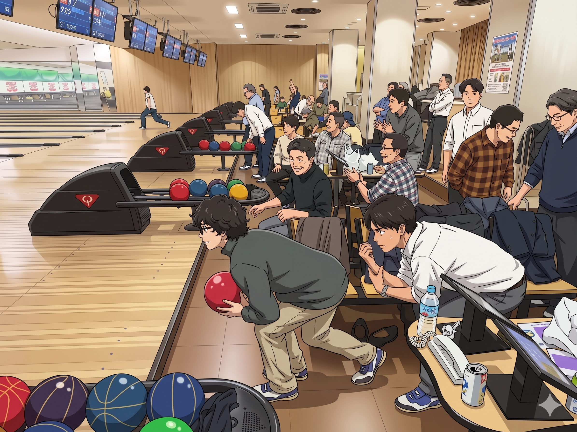 ボウリング大会集合写真