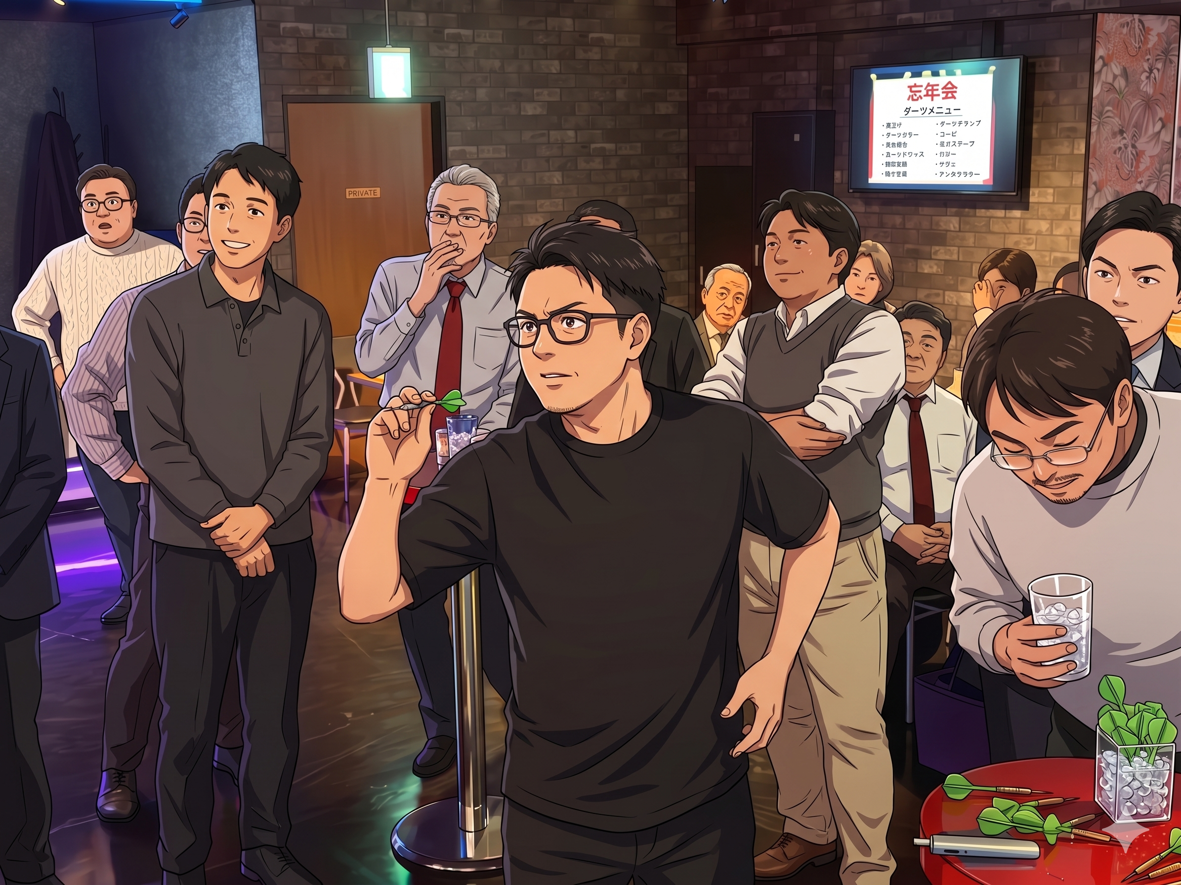 懇親会で乾杯